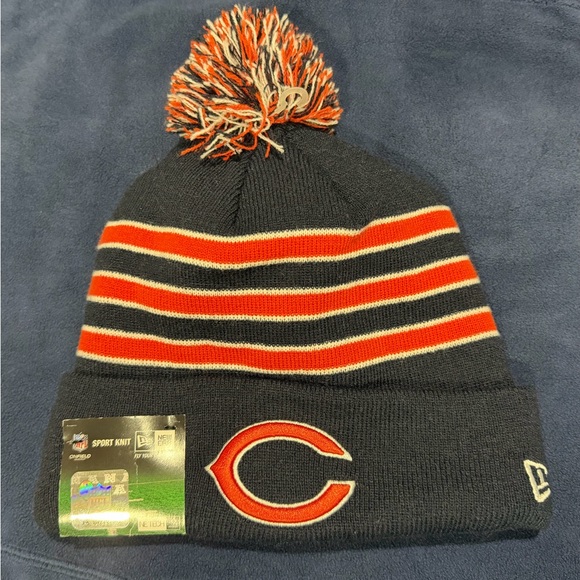Exclusive On Field Beanie Chicago Bears GSH New Era Cuffed Sport Knit Authentic main image 4